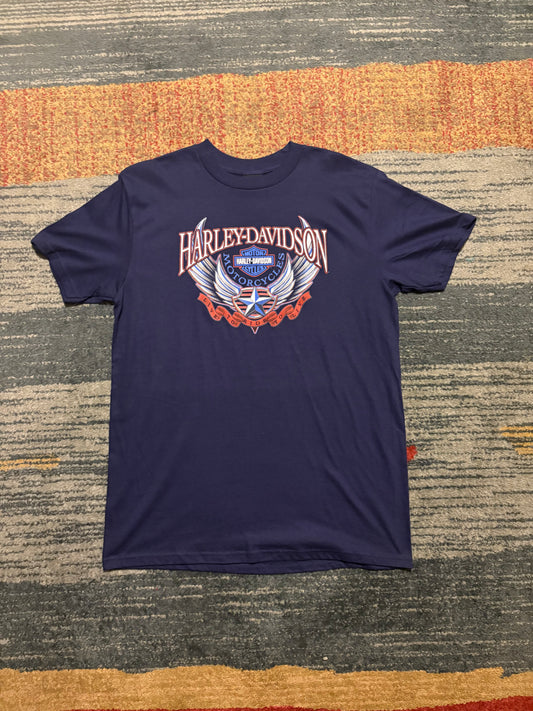 2011 Blue Harley Davidson Tee