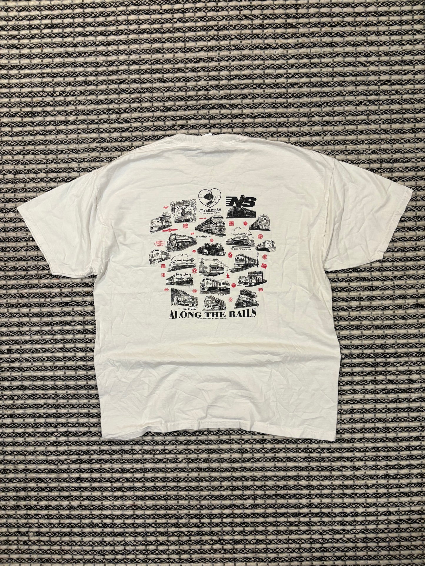 Vintage Train “Along the Rails” Tee