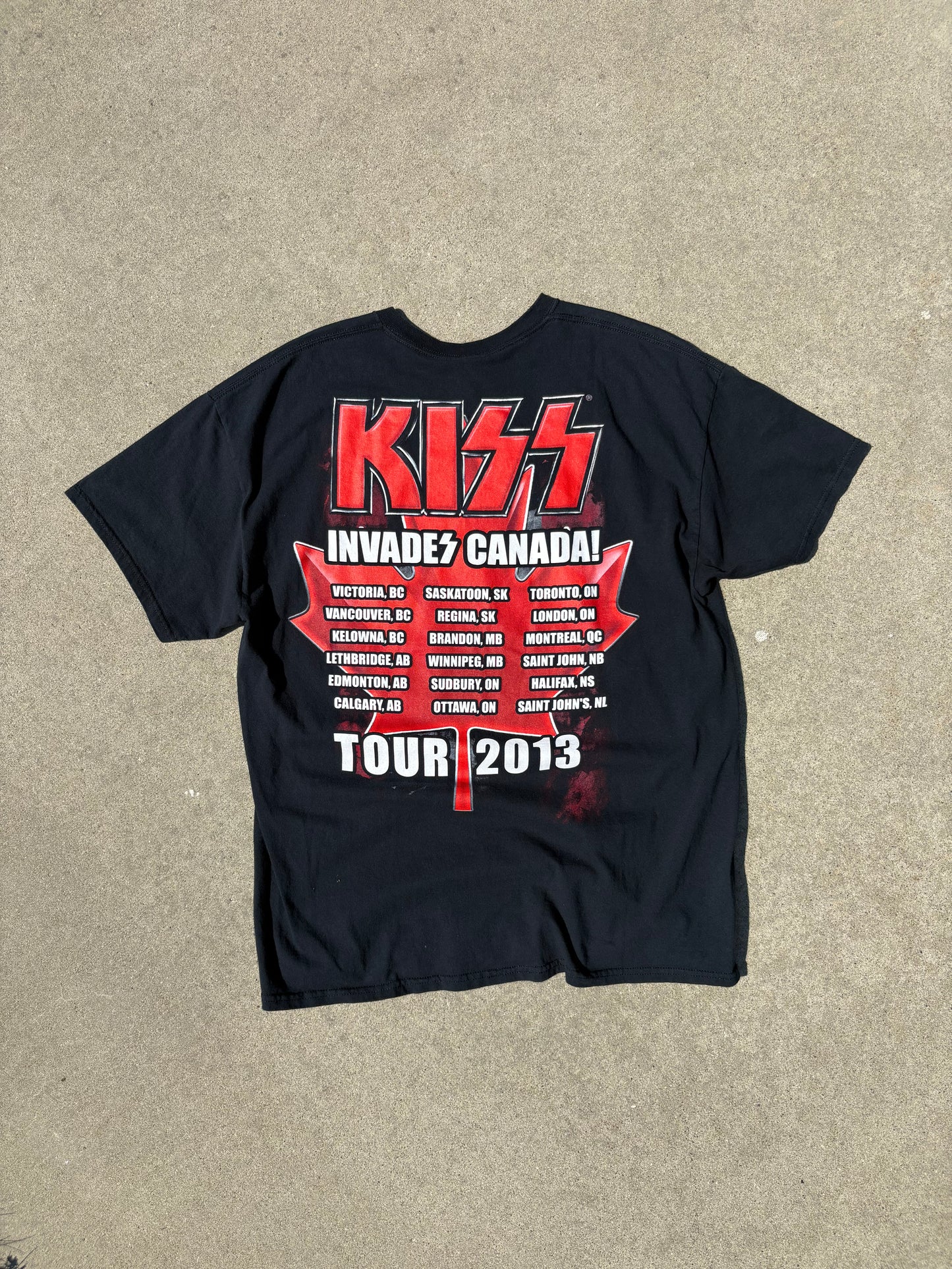 2013 KISS Tour Tee