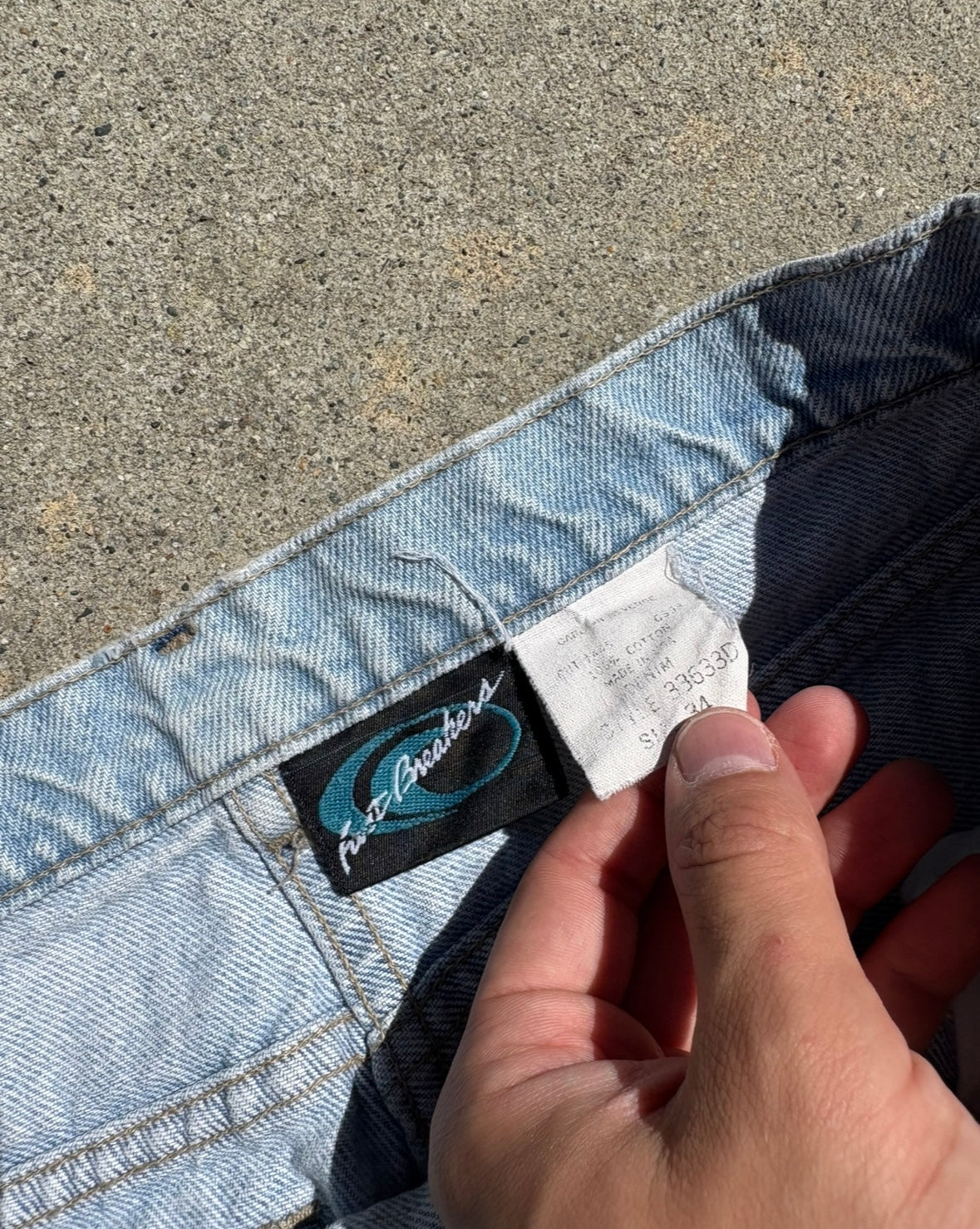 Washed Jean Jorts