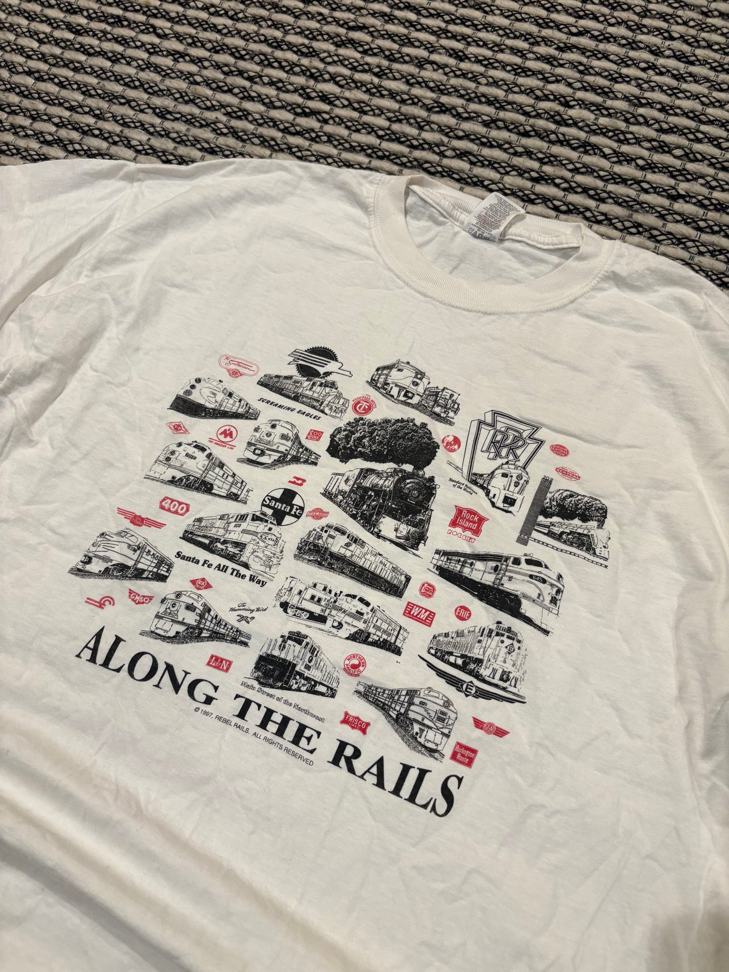 Vintage Train “Along the Rails” Tee