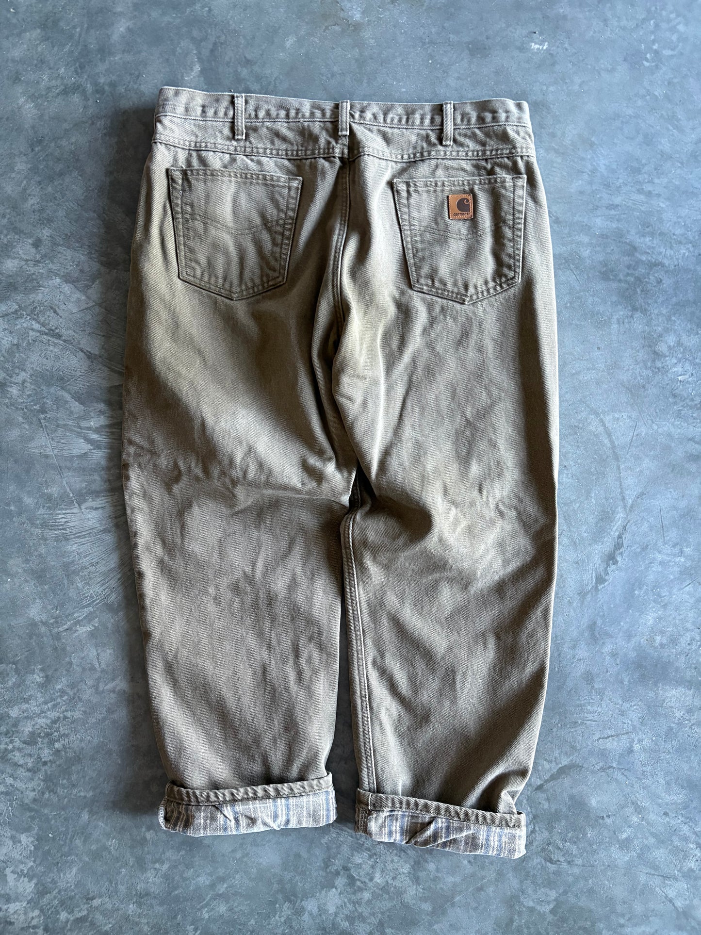 Tan Carhartt Lined Pants