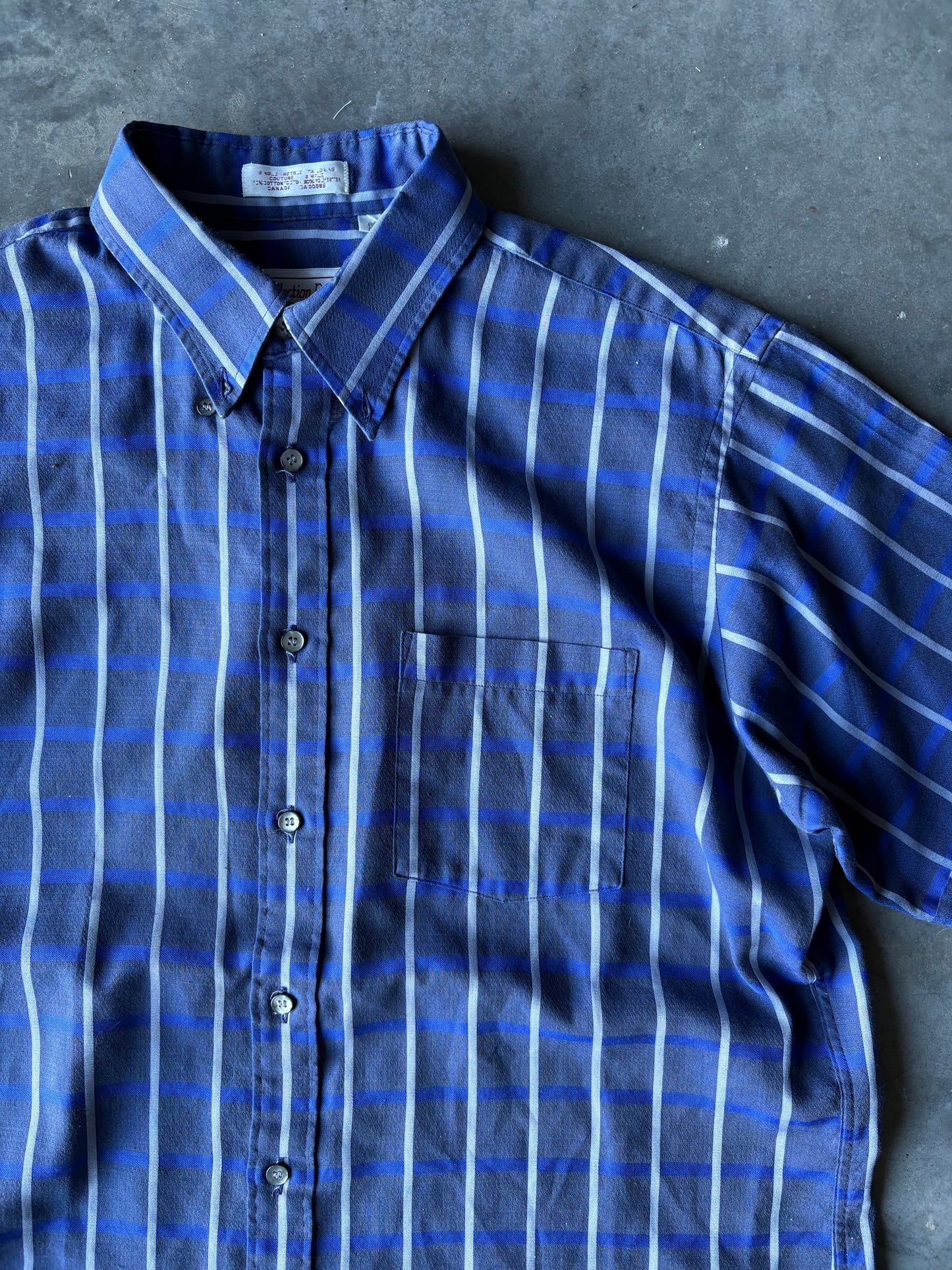 Vintage Crop Button Up