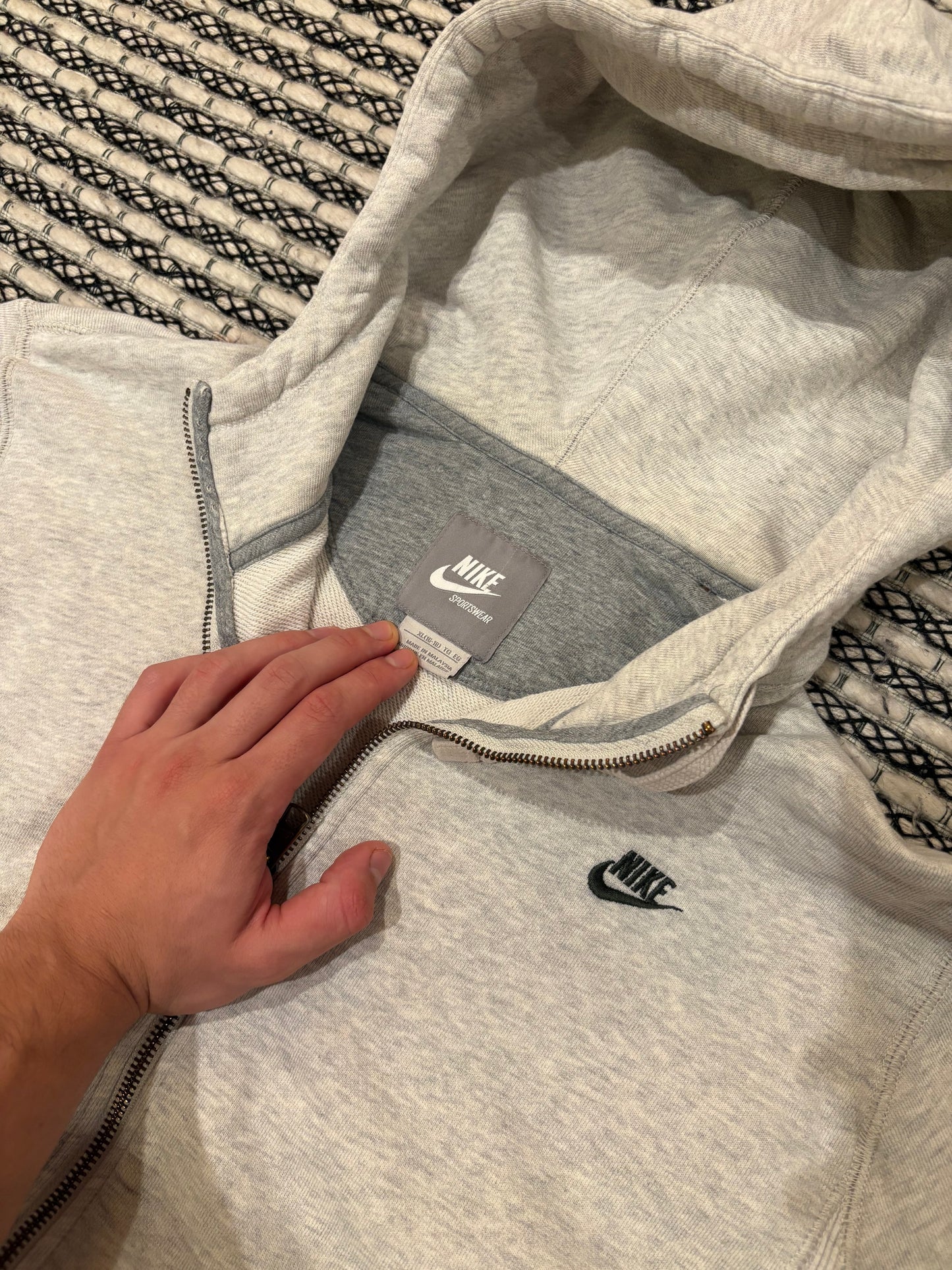 Womens Vintage Nike Zip Up Hoodie