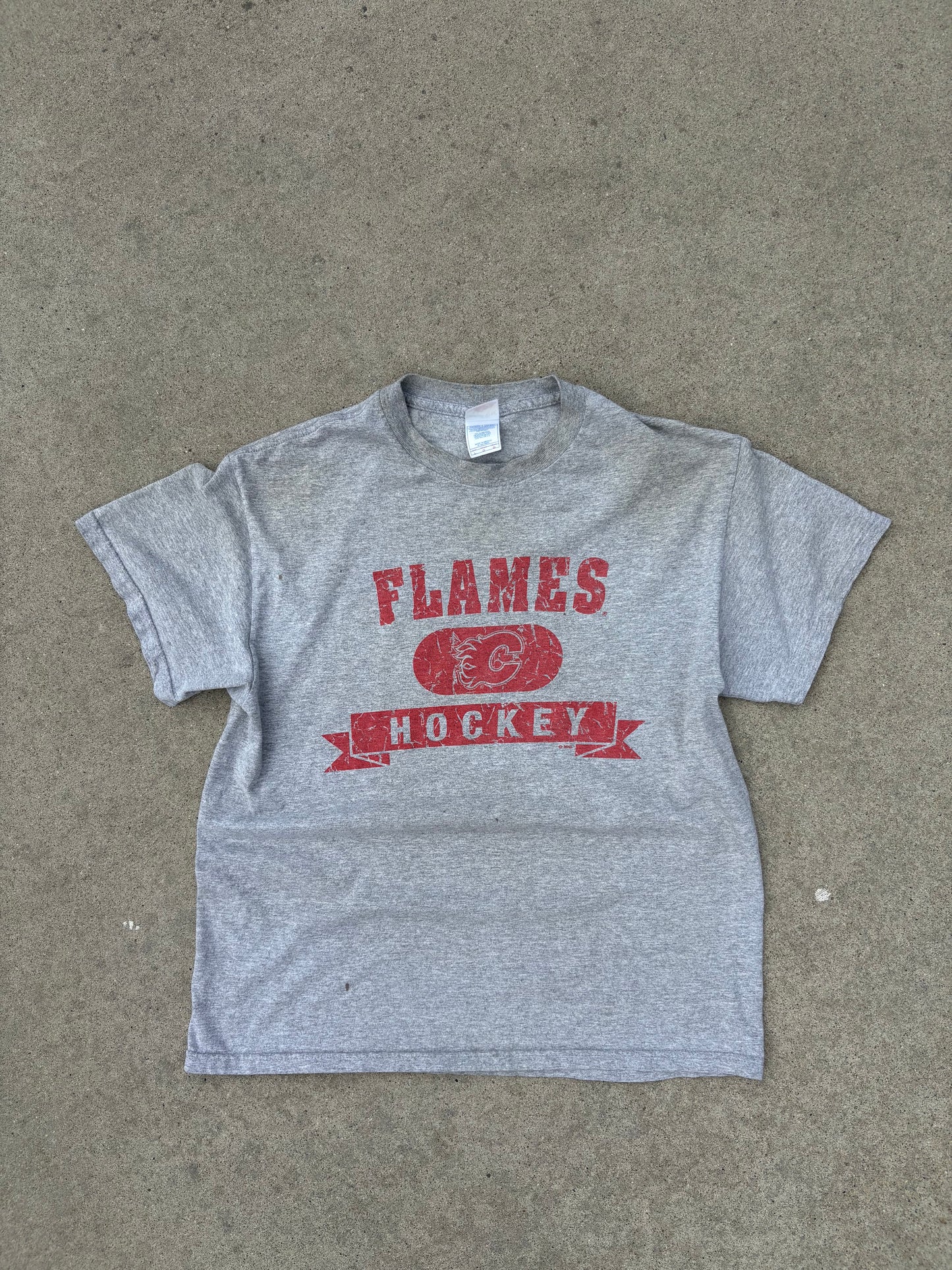Calagry Flames Hockey Tee