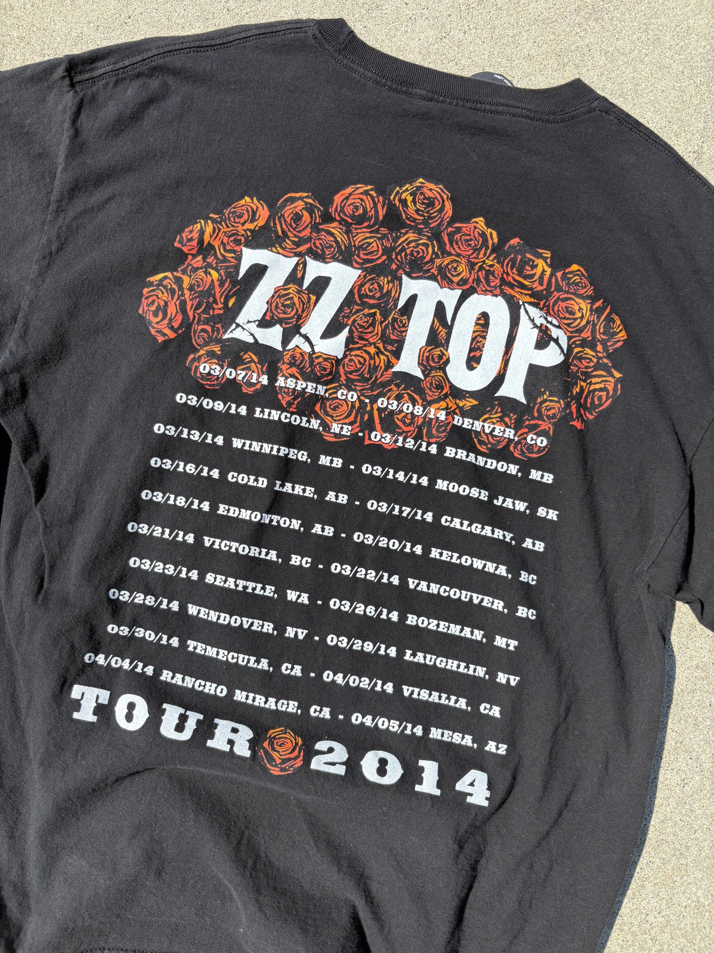 2014 ZZ Top Tour Tee