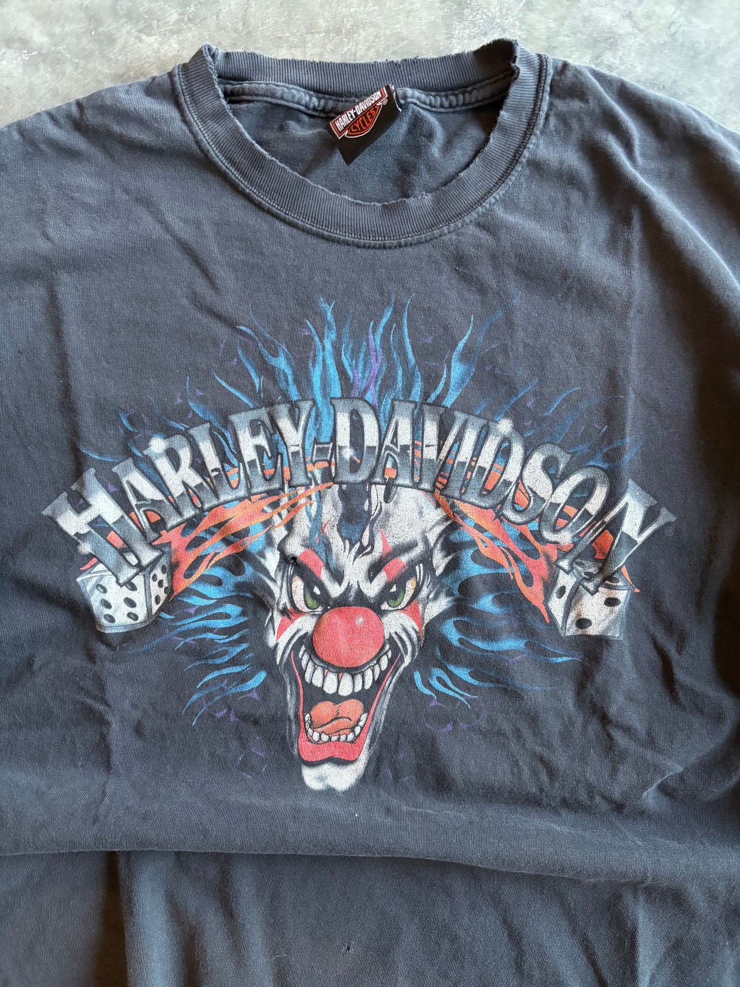 Vintage Harley Davidson Clown Tee