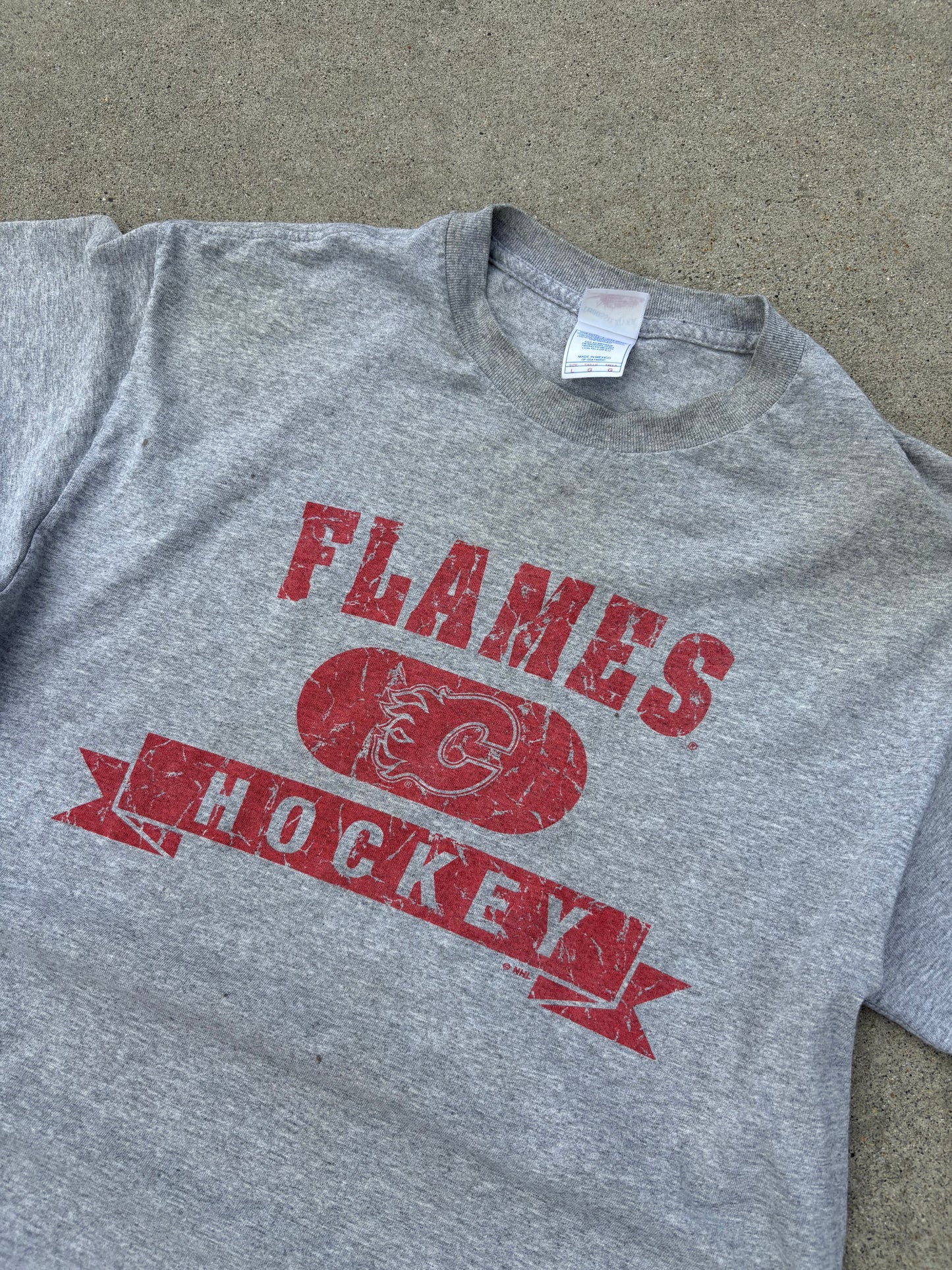 Calagry Flames Hockey Tee