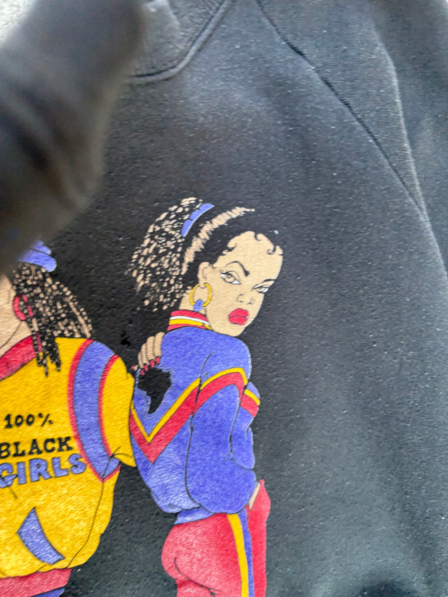 Vintage “ 100% Black Girls” Crew