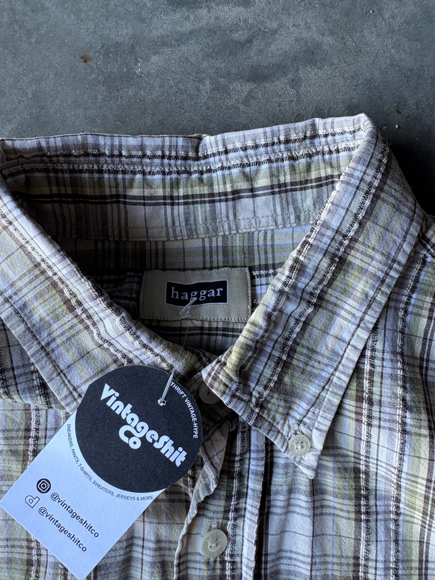 Haggar Crop Button Up