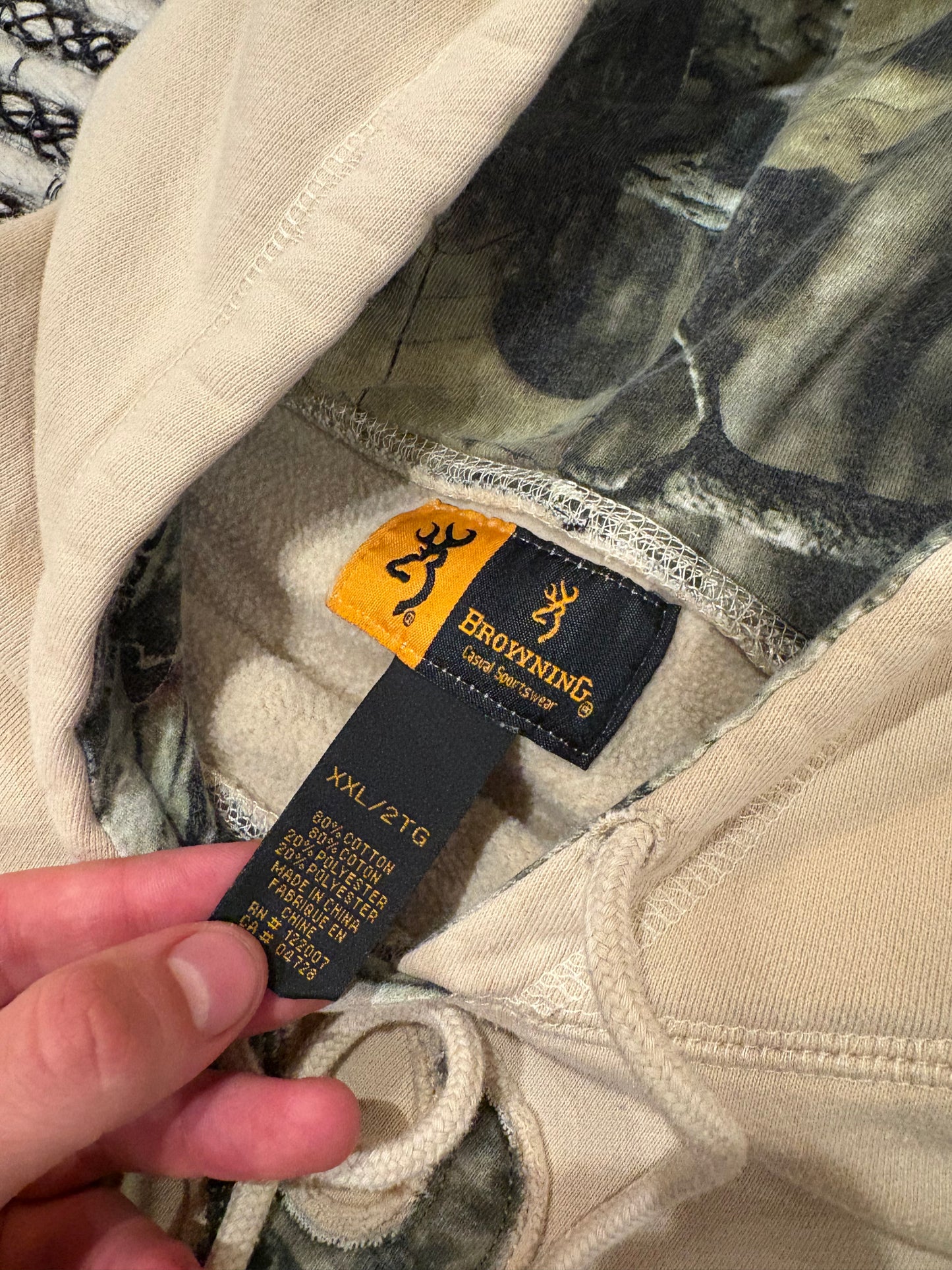 Vintage Tan Browning Hoodie