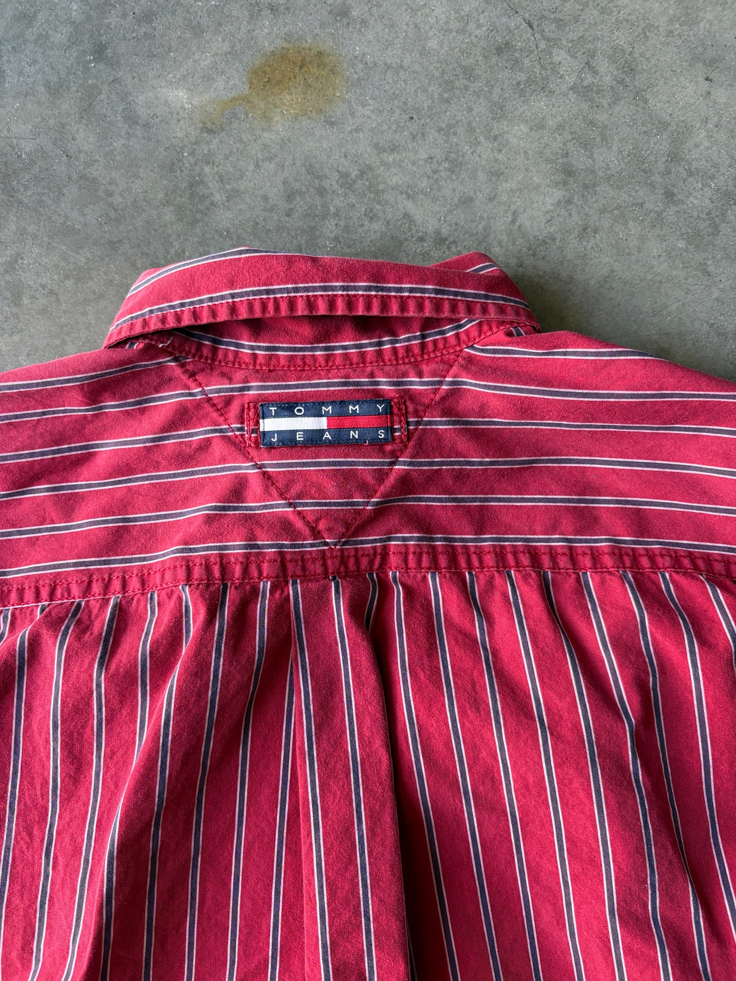 Tommy Hilfiger Crop Long Sleeve Button Up