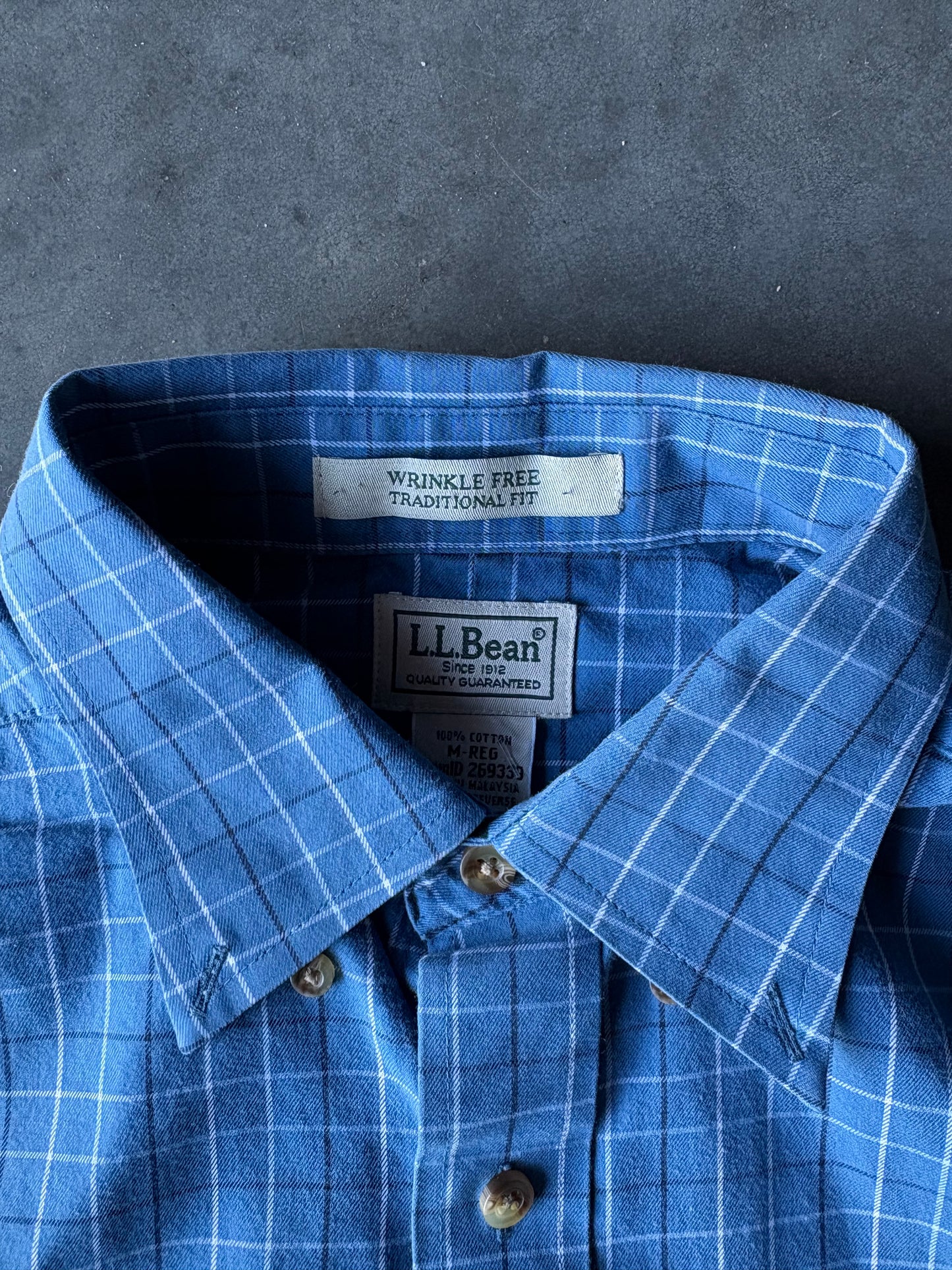 LL Bean Crop Button Up